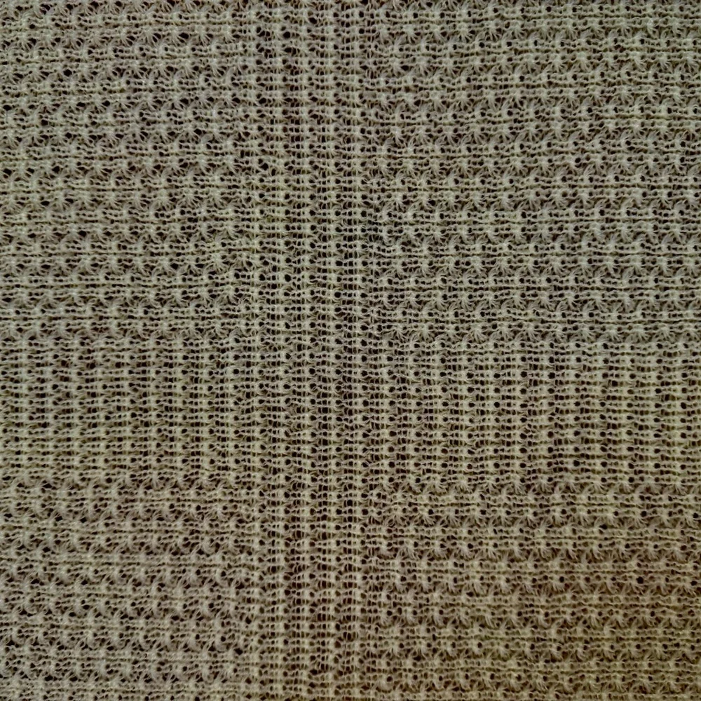 Handmade yellow soft‎ baby blanket 41”x33” made in USA Vintage baby shower gift